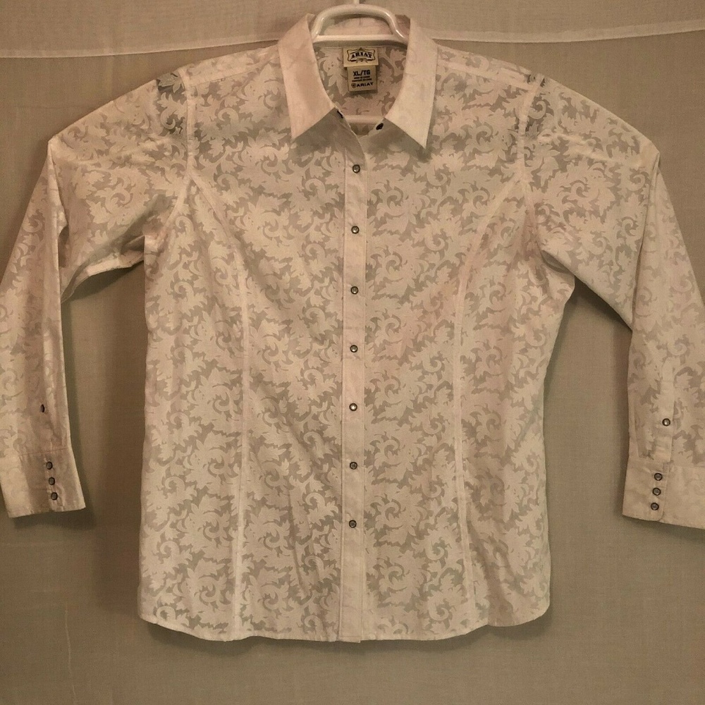 ARIAT Women's Button Down Shirt Blouse Long Sleeve